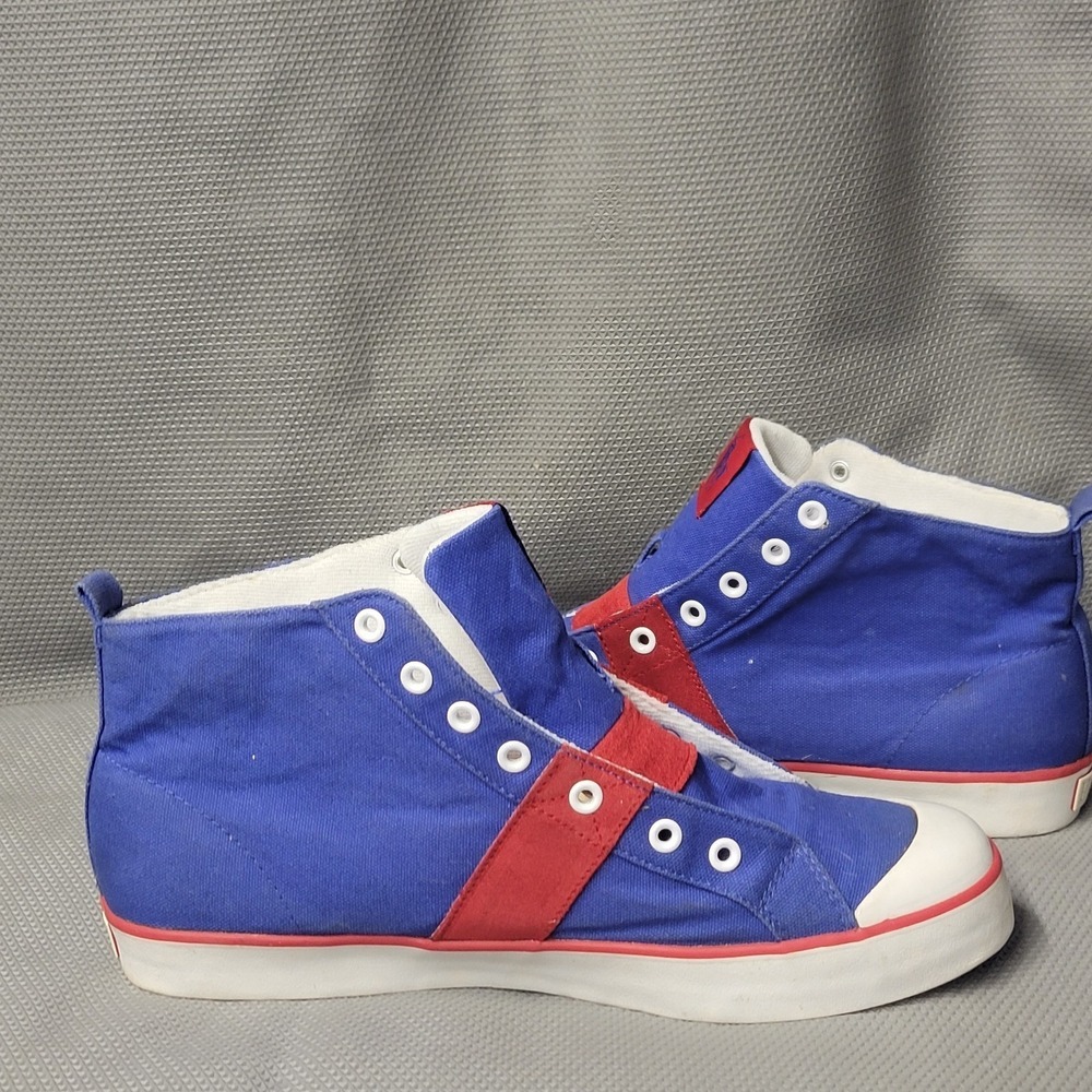 Polo Ralph Lauren 9.5D Shoes High Tops RL Ralph Lauren Polo Patriotic Canvas